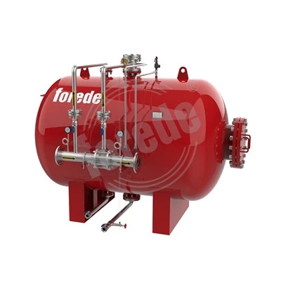 Orizontal blad tank fiks sistem